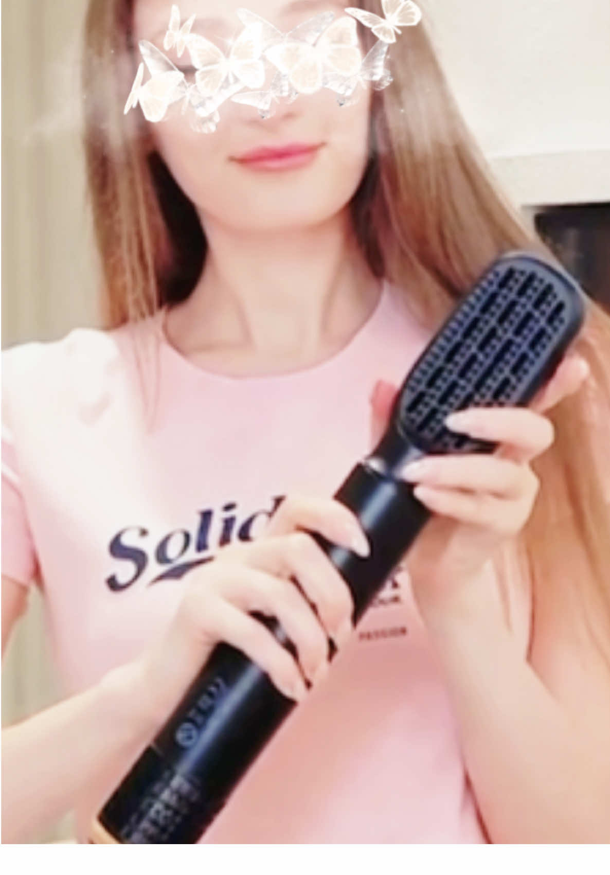 Brosse cheveux 5en1 air chaud pour lisser bouclé et sécher appareil très pratique n’hésitez pas 👇🏻😍🌸@H.ByChaï #blackfriday #phototrend #spotlight #collaboration #tiktokshopblackfriday 