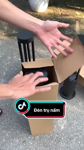 Trang trí lối đi chuẩn resort với trụ nấm siêu bền #dentrangtringoaitroi #densanvuon #dentrangtri #viralvideo #atuandenled 