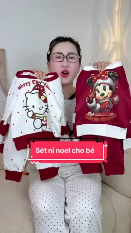 Sét nỉ noel cho bé #setnichobe #setnihaidachobe #setni2dachobe #setninoelchobe #doninoelchobe 