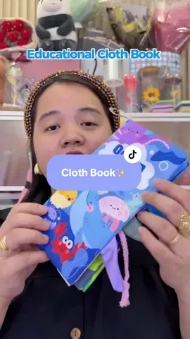 Eto yung cloth book na tumutunog kaya magugustuhan talaga to ng mga anak nyo🥰 #clothbook #educationalclothbook #sensoryclothbook 