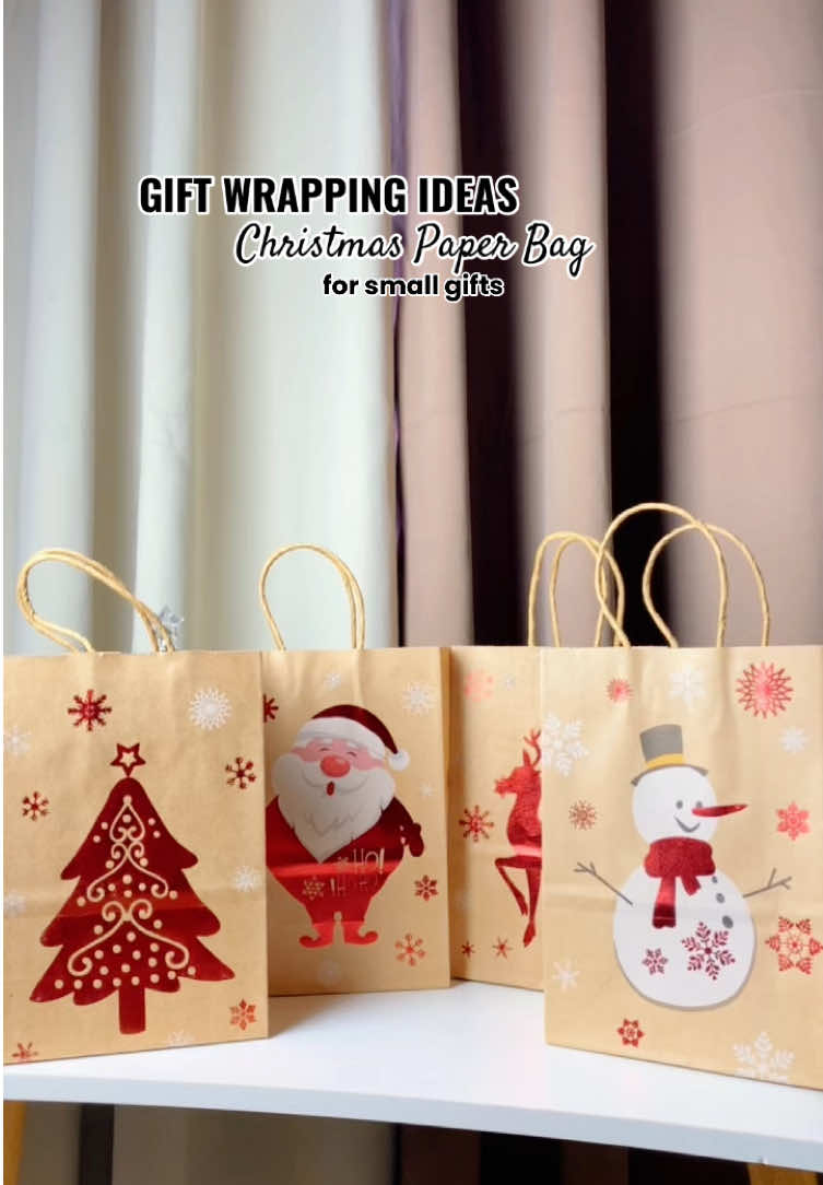 ready na for christmas 🎄🎁  #christmaspaperbag #paperbag #giftwrappingideas #christmas 