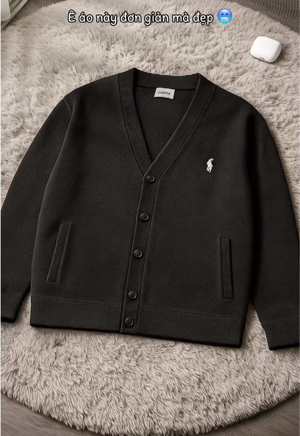 Áo Khoác Cardigan Logo Thêu #cardigan #xuhuong #zonef 