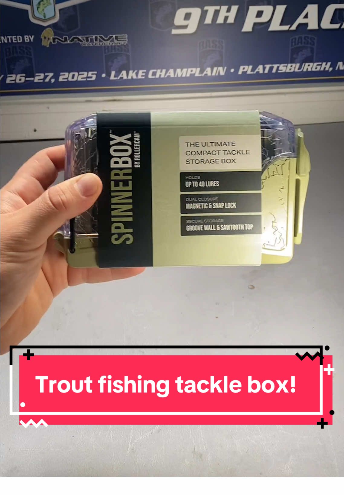 Awesome new tackle storage! #fishing #trout #spinners #roostertails #TikTokShopBlackFriday 
