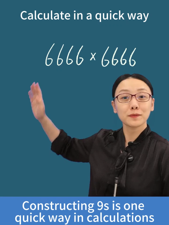 Constructing 9s is one quick way in calculations #education #thinking #maths #math #mathematics #calculation #pattern
