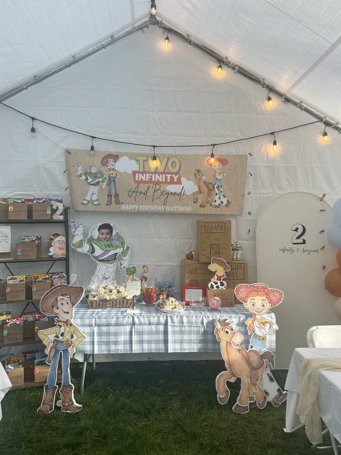 I love being in our toy story era 🩵 #toystory #partyideas #partyplanning #DIY #2ndbirthday 