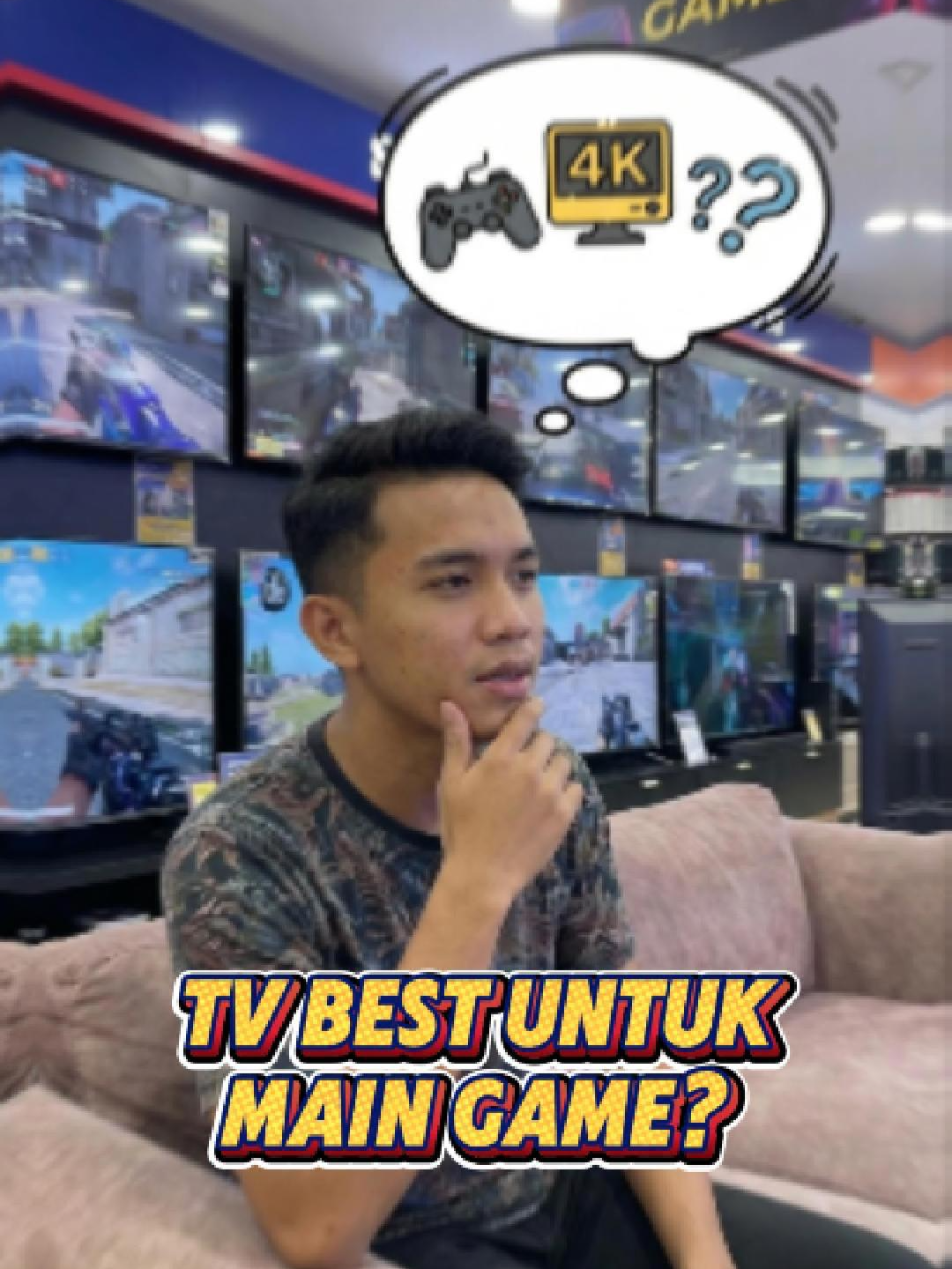 🕹️ Hisense E8Q Gaming TV — masa untuk naik level! TV ni memang padu untuk gamers: warna cantik, motion smooth & response laju. Nak main game AAA atau konsol pun steady je! 📲 Tekan beg kuning, check promo sebelum habis! #HisenseGamingTV #E8Q #uled #GamingSetup #SmoothGameplay #TechMalaysia #firdesu #hisense #tv #gamingtv