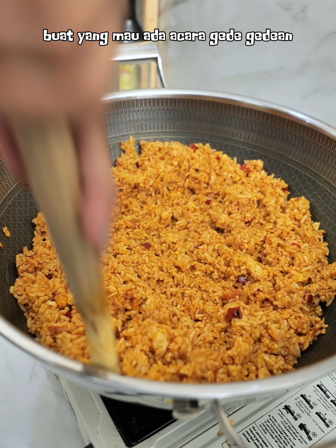 buat yang butuh wajan jumbo untuk acara gede-gedean 😍 #freemir #wajan #wajanstainless #wajanantilengket #wajanjumbo