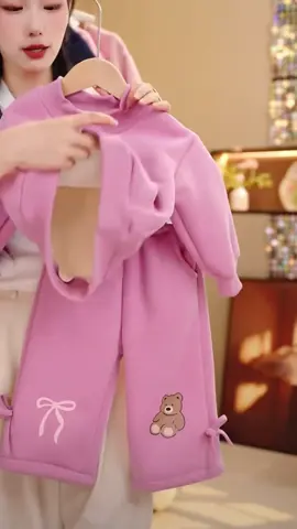 Bộ nỉ bé gái dễ thương #xuhuong #xuhuongtiktok #cuahangbekem 