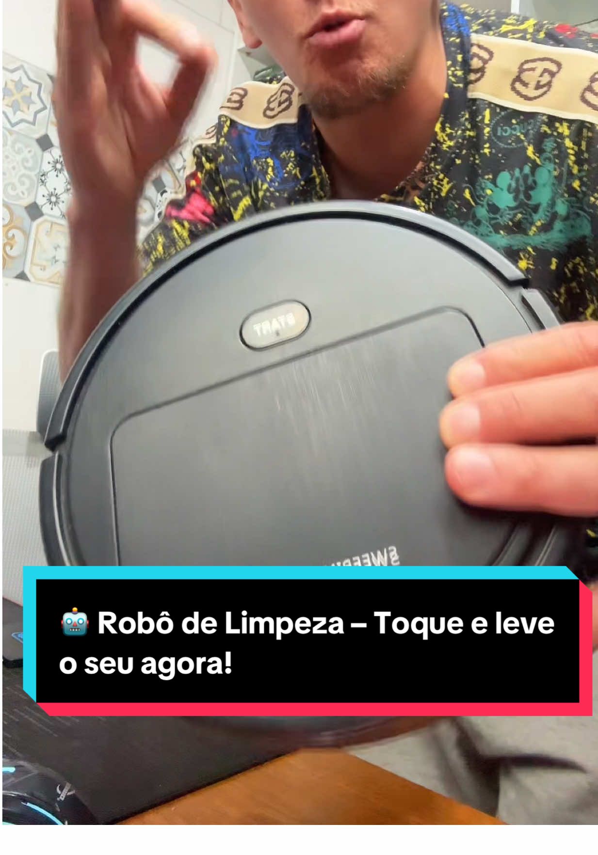🤖 Robô de Limpeza – Casa limpa sem esforço! Ele varre, aspira e deixa o ambiente pronto no dia a dia. Compacto, eficiente e fácil de usar. 👉 Toque em “Comprar Agora” e garanta o seu!