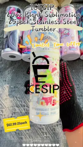 🎁🎄ICESIP 20oz 25pack Blank Sublimation Tumbler Limited time offer ✨🥰🥳 #20oz  #20oztumbler  #sublimationtumblers  #sublimationprinting  #Christmas2025 
