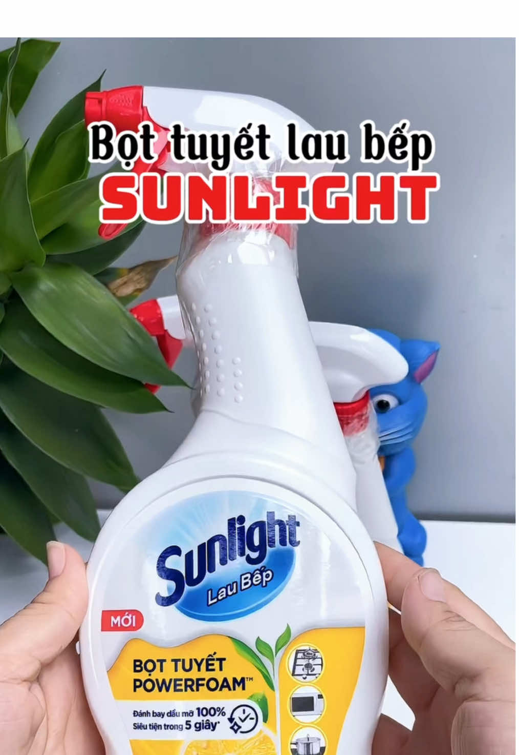 Bọt tuyết lau bếp Sunlight #hoptaccungunilever #CleanTok #lifehacks #cleaninghack #cuocduanhasangtao 