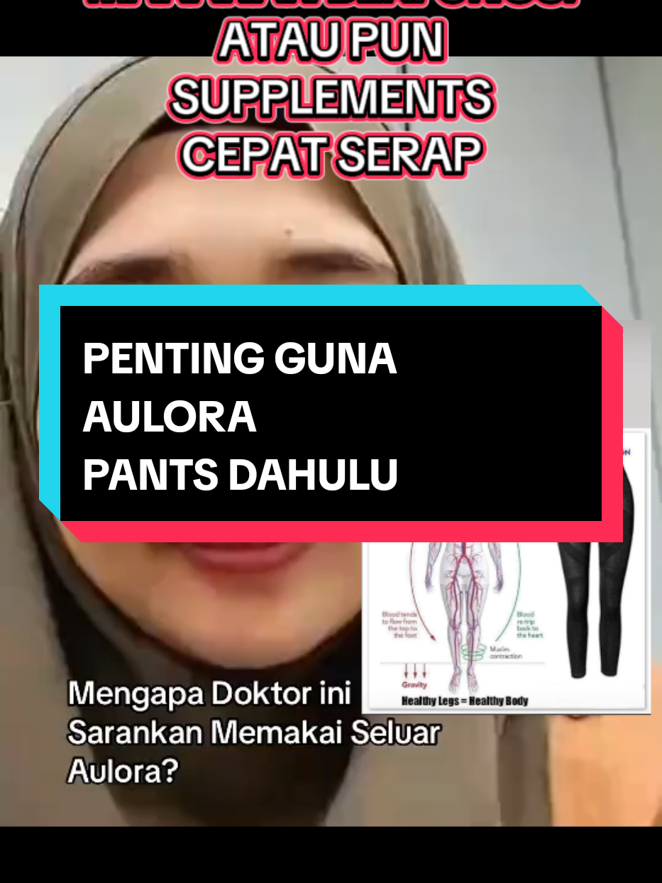“Aulora Pants bantu buka aliran — sebab tu pemakanan berfungsi masuk, serap, dan bekerja lebih smooth.” #aulorapantswithkodenshi  #auloraseries  #peredarandarah  #aulorapants 