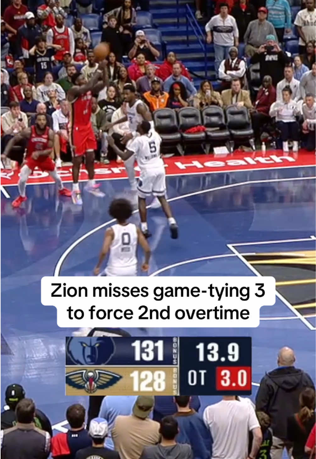 Pelicans lose tough one at home #NBA #basketball #zion #pelicans 