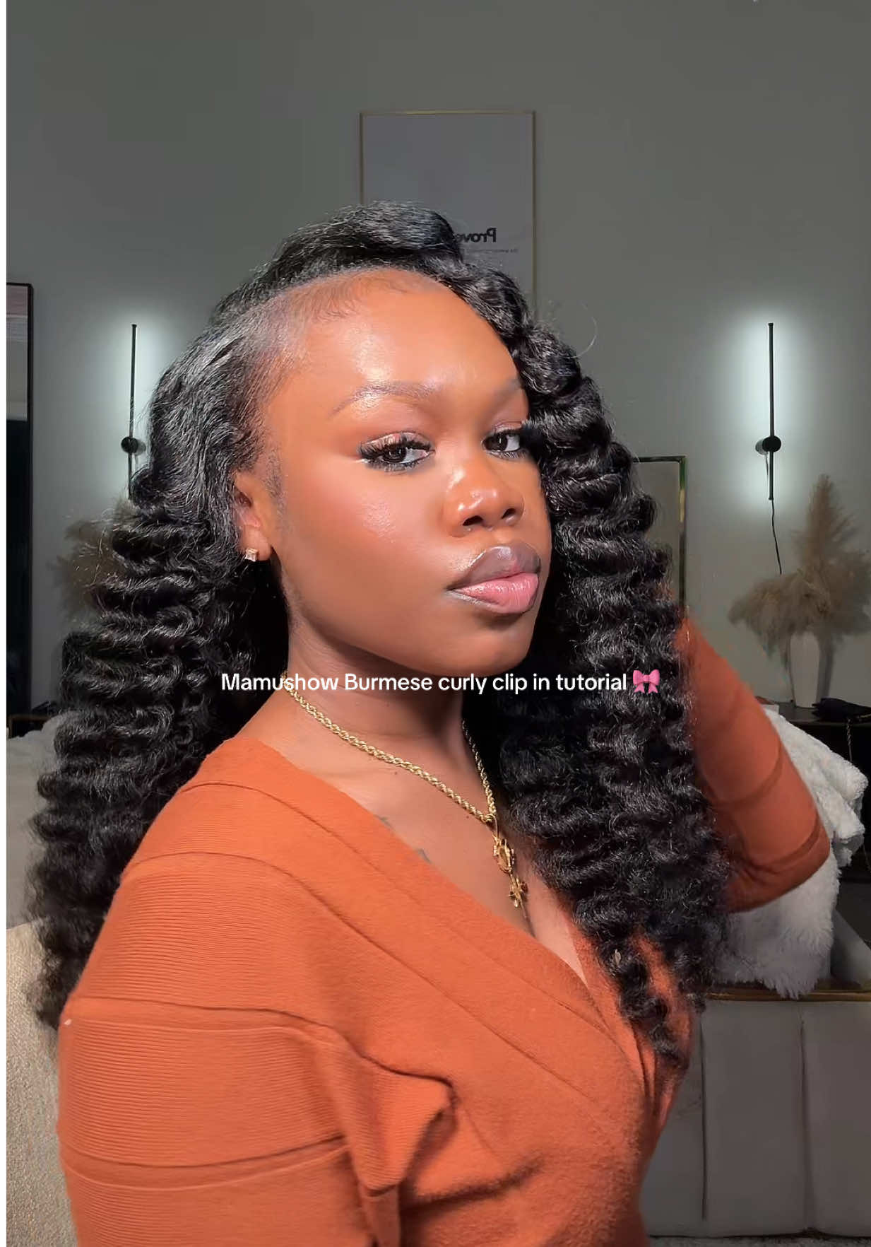 @Mamushow Hair Store something quick & cute burmese curly clips, 10/10. #mamushowhair #TikTokShopBacktoSchool #tiktokshopblackfriday #burmesecurlywig #clipinhairextensions 