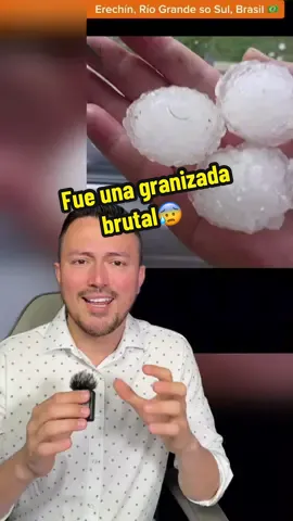 26/Nov ⛈️⚡ Granizo extremo en Brasil: Erechim (RS) con piedras de hasta 10 cm, más de 200 heridos y miles de casas dañadas; un día después Ponta Grossa (PR) cubierta de hielo, 1.500 familias afectadas y Defesa Civil entregando ayuda urgente mientras el sur sigue en alerta roja. #ParaTi #Brasil #Granizo #Granizada