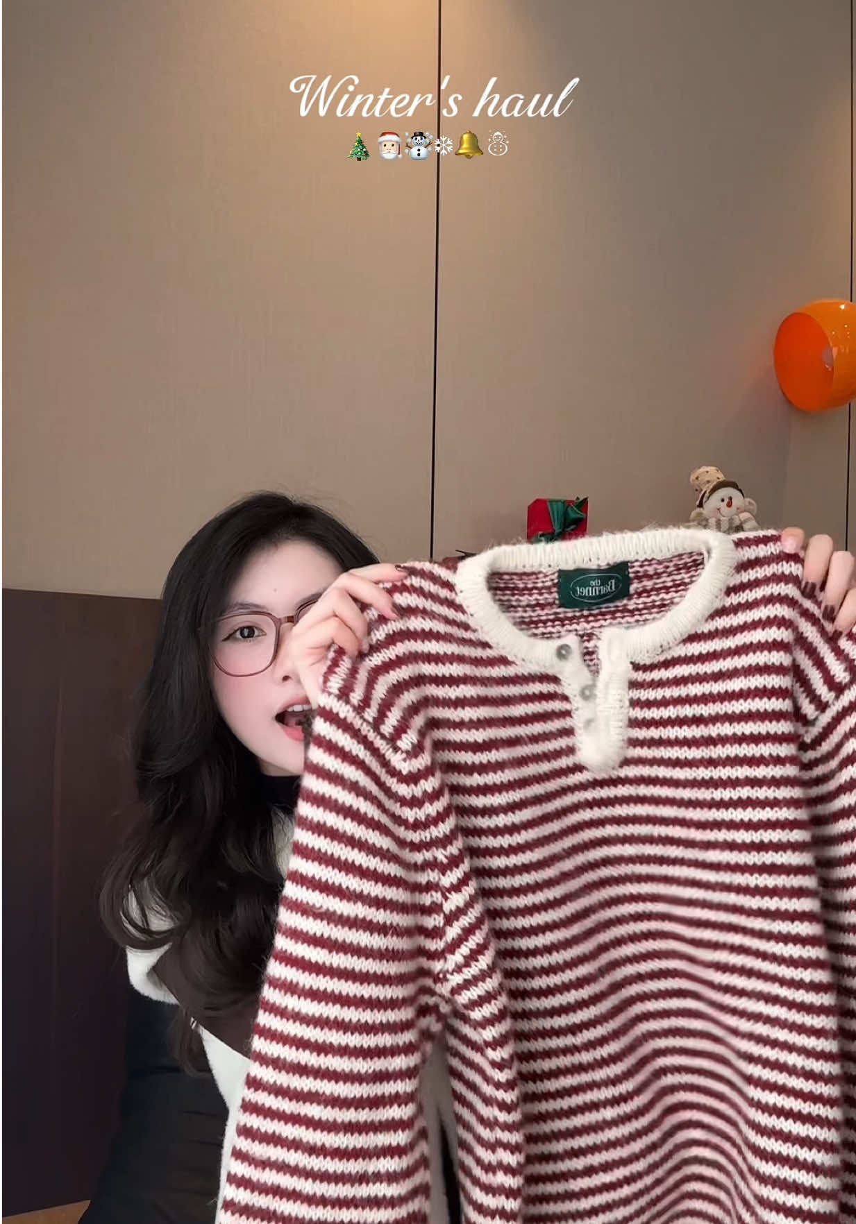 Em lại khoe đồ em vừa mua xong đây, haul đồ đông này đẹp xỉuuu 🫶🏻🌨️🎄🍂#xuhuongtiktok #cardigan #aolen #outfitideas 