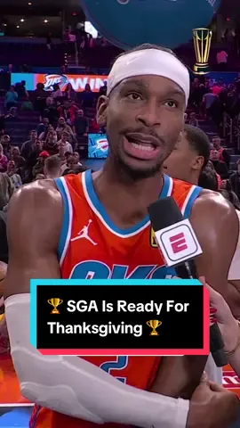 🏆 Happy Thanksgiving! 🍁 🏆 #NBA #Basketball #thanksgiving #SGA #shaigilgeousalexander 
