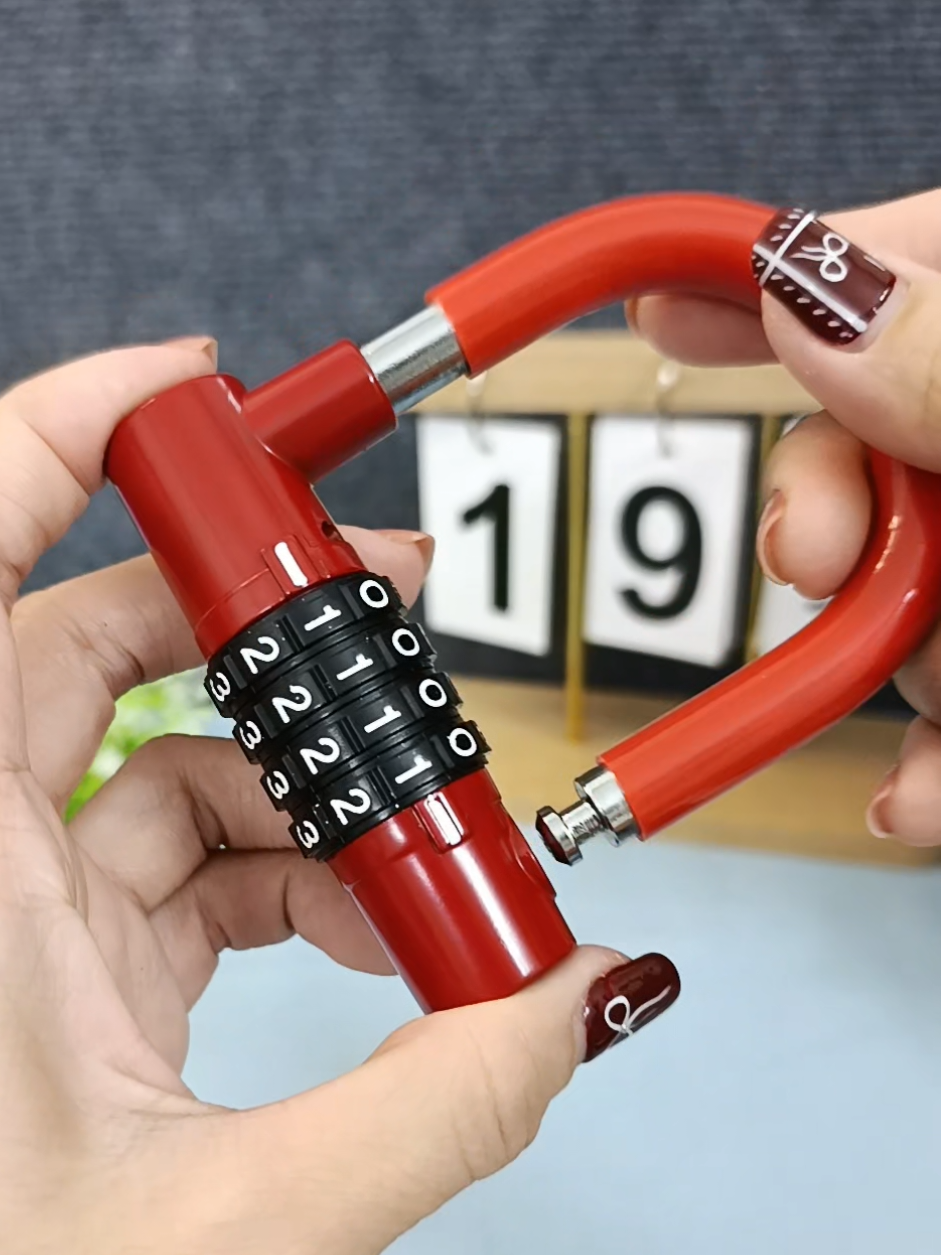 Ổ Khóa mật khẩu 4 số chữ U  #okhoaso #okhoamatma #okhoamatma4so #giadungtienich #taphoamecun 