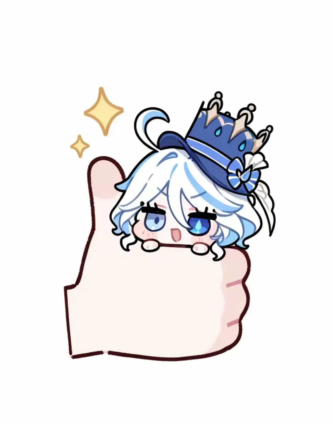 Chibi#furina #GenshinImpact #chibi #cute 