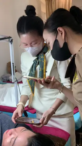 Cập nhập da khách cho cô chủ spa #chamsocdamun#chamsocdaseo#chamsocdanam#tanbinh#Lqspa&academy