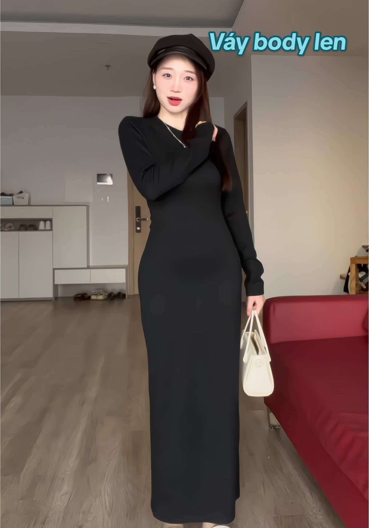 Mét52 như tui là đến mắt cá nè #diemxinhh #vay #vaybody #vaybodylen 