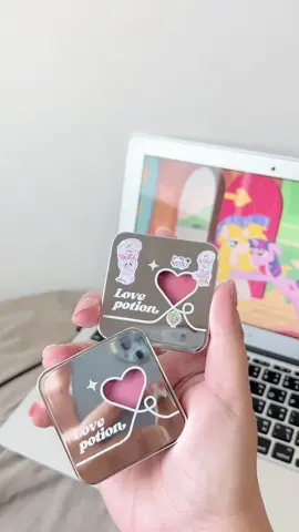 ผสมบลัชออนเลิฟโพชั่น 2 สี 💗✨ ชมพูขับผิว #บลัชฝุ่นเลิฟโพชั่น #lovepotion 