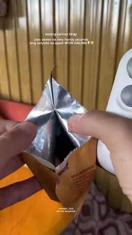 Walang kahirap-hirap mag seal sa natirang pagkain. 😊 #miniheatsealer #sealer #sealerplastik 