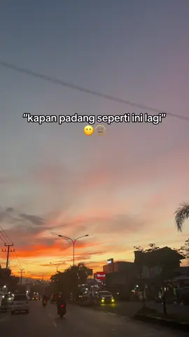 kgn padang dgn mataharinya #fyp #sunsetpadang 