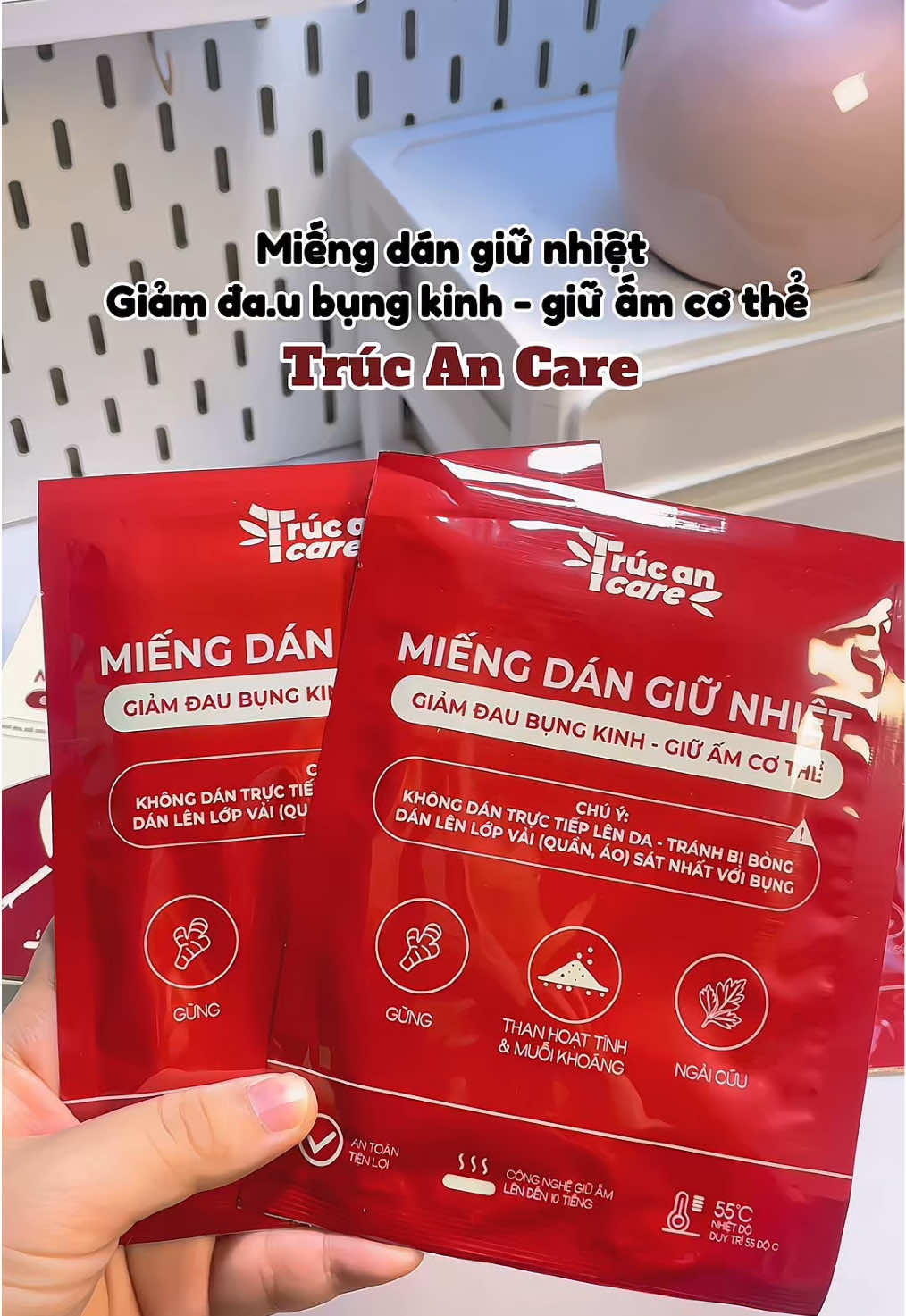 Có em này đỡ hẳn vào ngày 🍓 #giamdaubungkinh #miengdangiunhietdaubungkinh #miengdangiunhiet #viraltiktok 