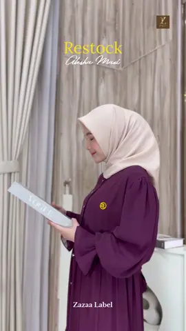 Restock Alesha Maxi 🫶🏻🥰 Size jumbo juga ada yaa #gamispolos #gamisjumbo #gamiskancing #gamisceruty #gamiscantik 
