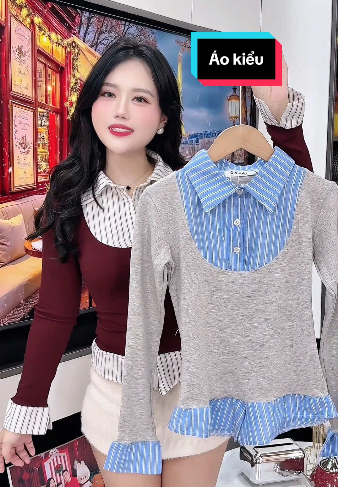 Áo kiểu xinh #aokieuphoisomi #aokieuxinh #phoidoxinh #doxinhmoingay #fypシ゚ 