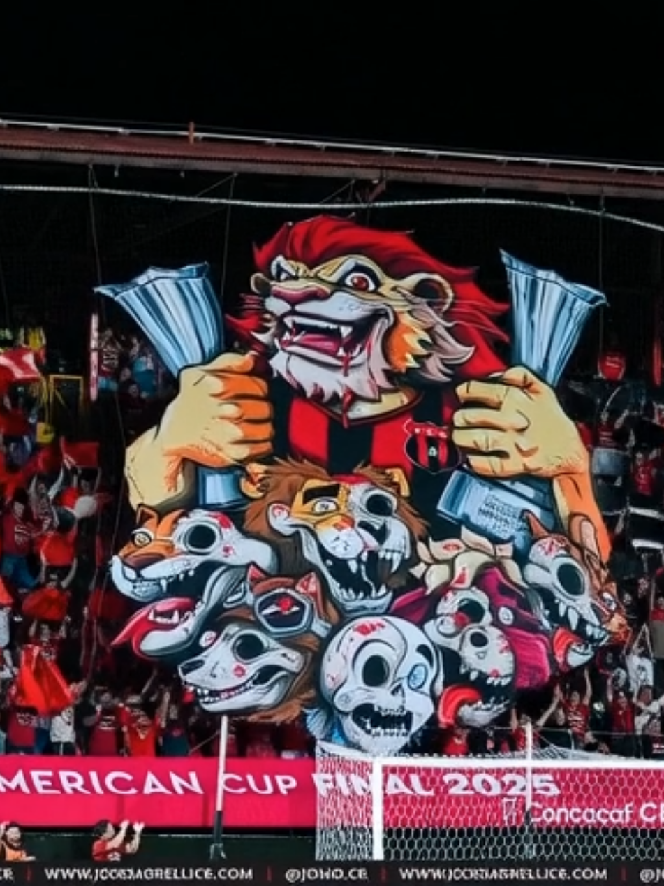 RECIBIMIENTO| ALAJUELENSE VS XELAJÚ FINAL COPA CENTROAMÉRICA 2025 #costarica #fyp #alajuelense #centroamerica #xelaju 
