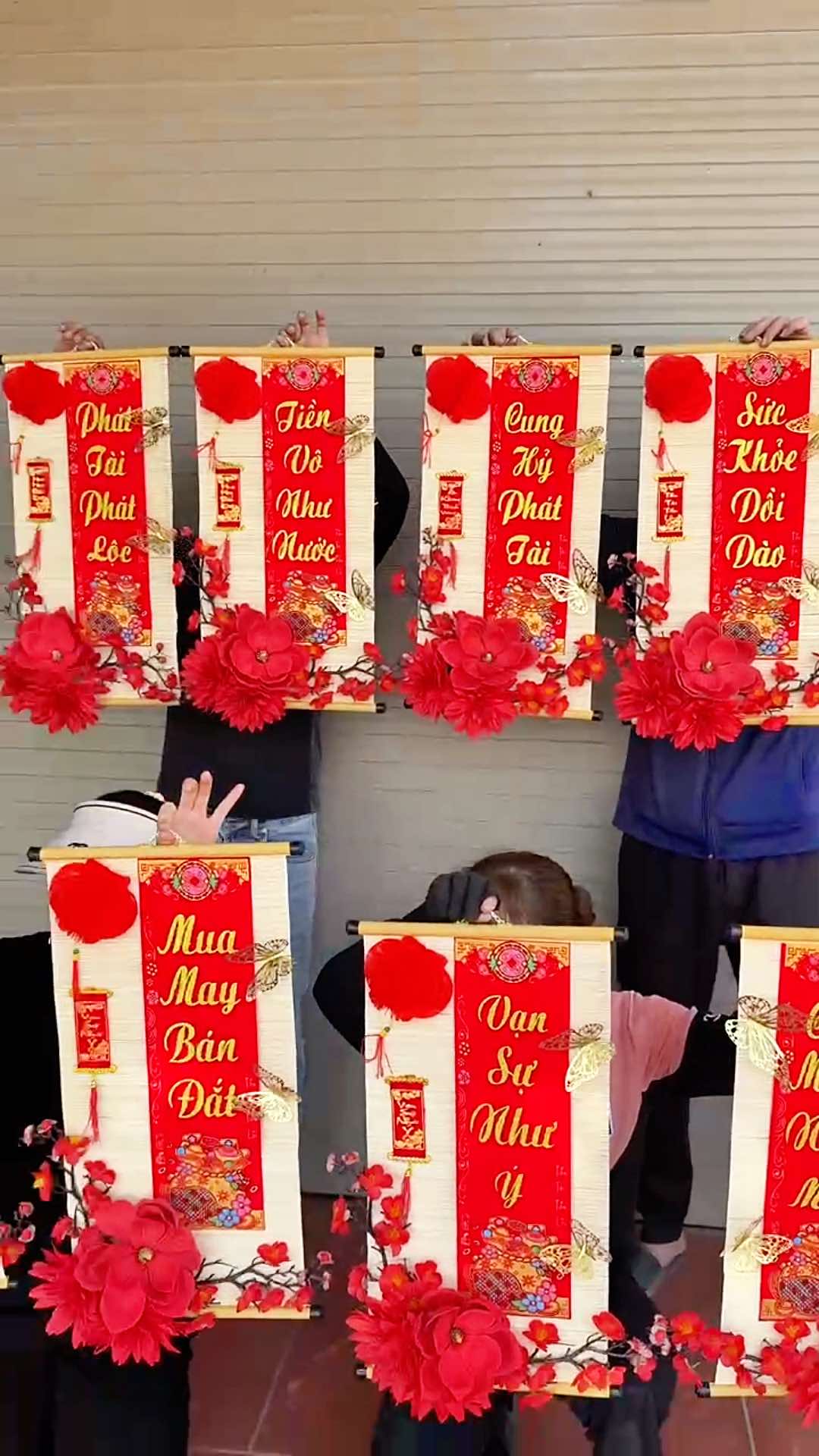 Sét decor mành túi tiền 30x60cm  @Kho sỉ phụ kiện trang trí  @Kho sỉ phụ kiện trang trí  #xuhuong #khosiphukientrangtri #phukientrangtritet #decortet2026 #xuanbinhngo2026 