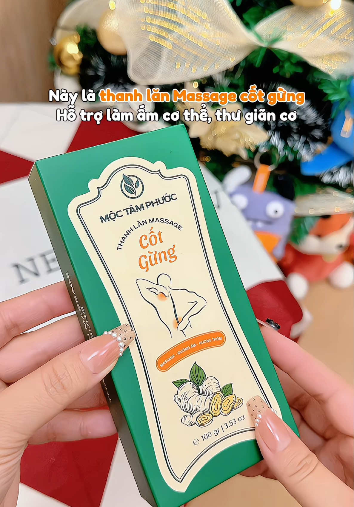 💁🏻‍♀️Thanh lăn cốt gừng massage thư giãn cơ thể, làm 🎁 cho người thân cũng siu ý nghĩa nha 🌟 #thanhlanmassage #cotgung #thanhlancotgung #daucovaigay #xuhuong 