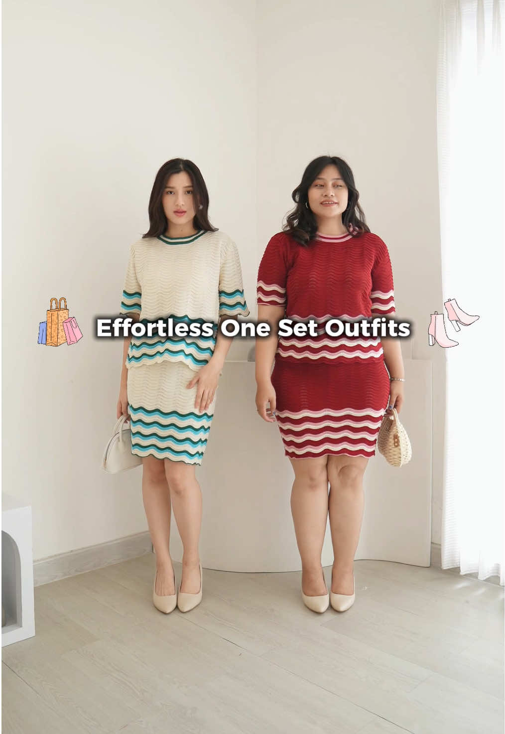 [SAVE & SHARE] Rekomendasi set super sat set 🫶🏻 #fypシ゚viral #OOTD #outfitinspo🔥 #rekomendasioneset 