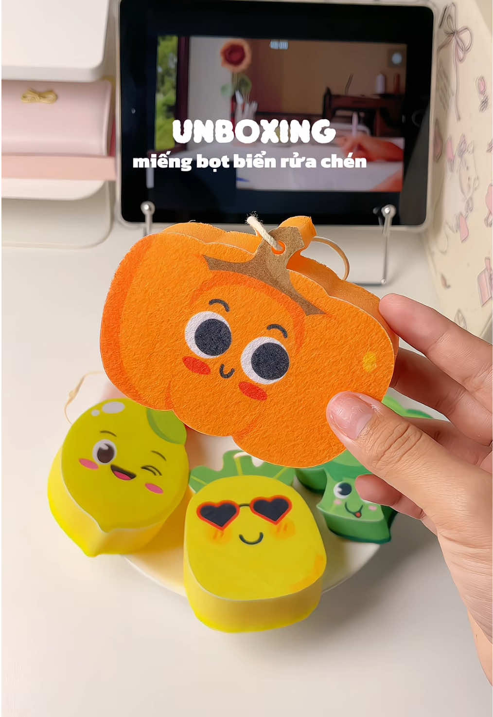 Rửa chén cũng phải xinhhh 🙈#miengbotbienruabat #unboxing #review #xuhuong 