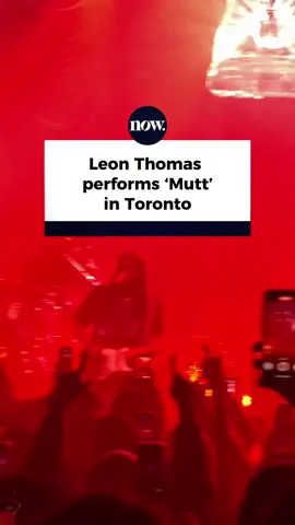Leon Thomas was in Toronto tonight and gave the city the ‘Mutt’ performance we’ve been waiting for! 🔥 #Toronto #LeonThomas #Concert