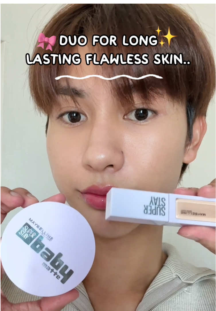 2 Item ผิวเนียนกริบ #คุชชั่นเบบี้แมทท์ #BabyMatteCushion #MaybellineThailand #Foryou #Makeup      