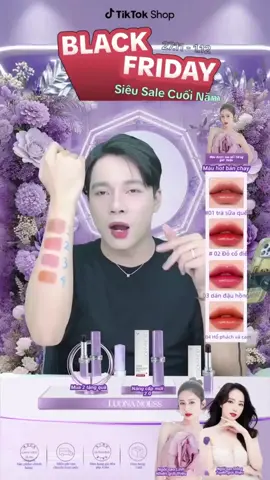 Tìm ngay Son Môi Luona! Màu trà sữa quế và đỏ cam gạch tôn da, hợp mọi lứa tuổi. Xem livestream để chọn màu ưng ý!