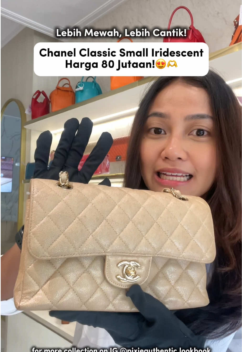 Kapan lagi kan ada tas Chanel harga 80 jutaan secantik ini!😍🫶 #chanel #chanelclassic #chanelbag #chanelparis #pixieauthentic 