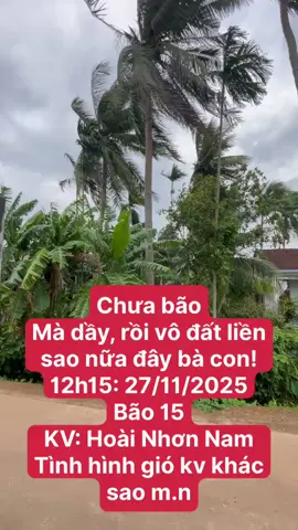 Tình hình chỗ m.n sao rồi. Chỗ mình cách biển 18km, gió mát rượi! #bao15 #bao #huongdi #gio #lulut @SHOP BÀ NHƯ HOUSE 