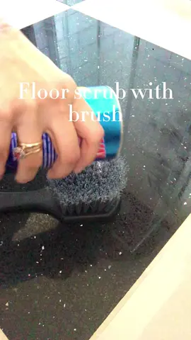 ASMR floor scrubbing with Ajax, the texture of this was so amazing with this brush ❤️#brushscrubbingasmr #asmrscrubbing #oddlysatisfying #floorscrubbing 