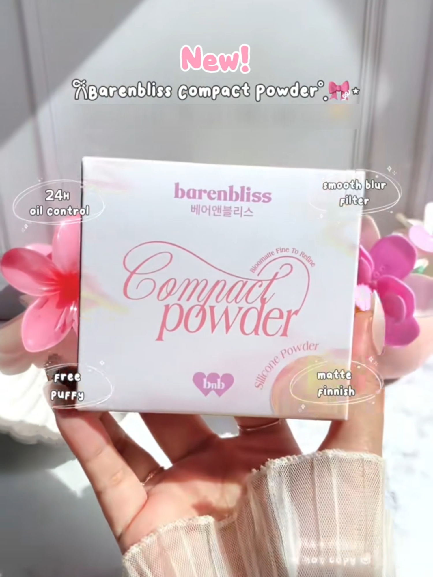 Meet the NEW Fine to Refine Compact Powder in Pink Marble Setter! Available now 🤍 #beauty #makeup #trending #compactpowder #new