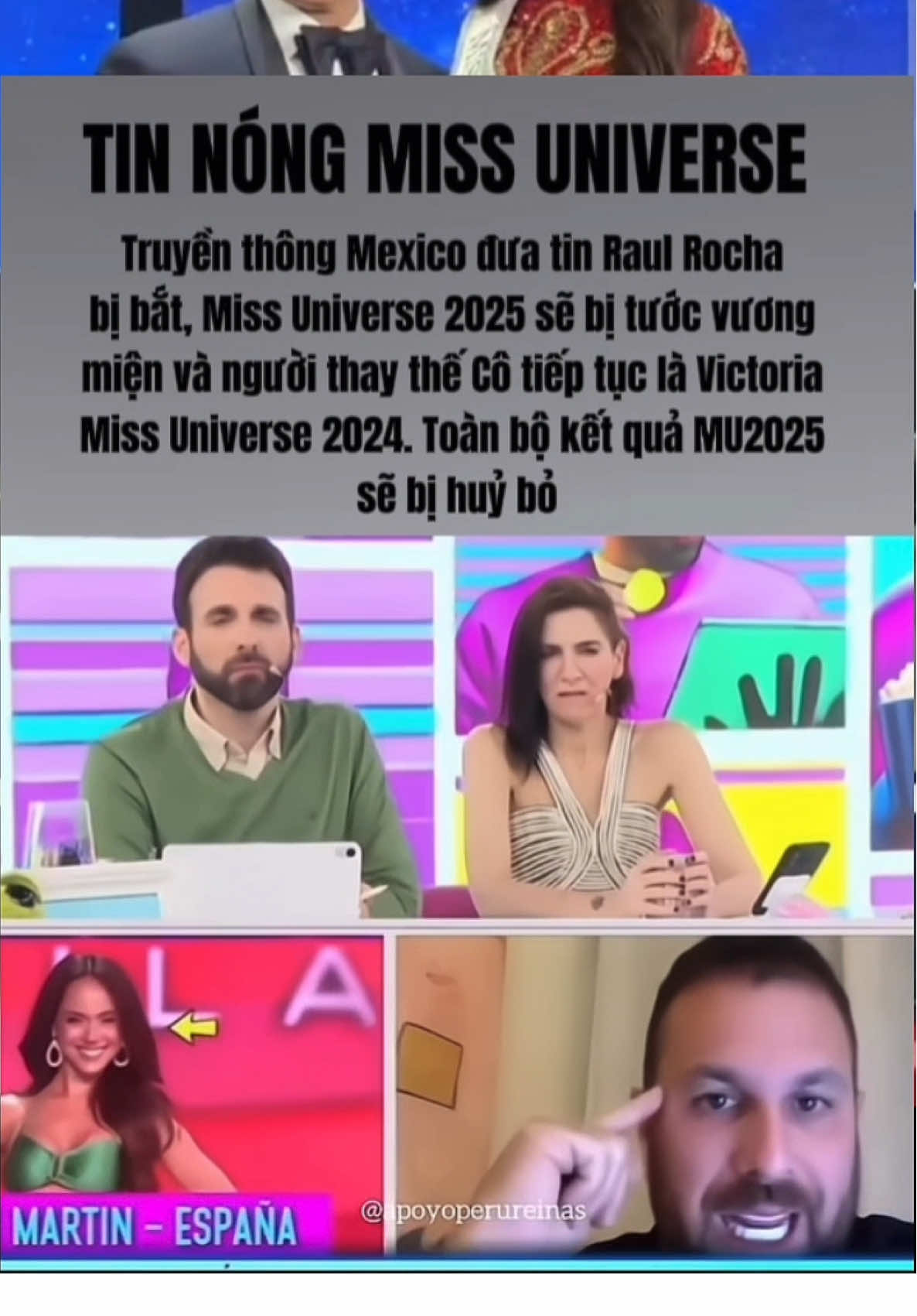 #fatimabosch #raulrocha #missuniverse2025 #missuniverse #vkai2609 