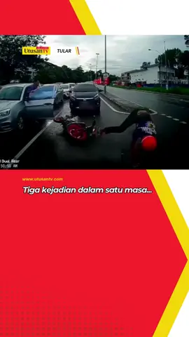 27 NOV 25: Semuanya berpunca daripada penunggang motosikal yang pertama…🫩 Kejadian dikatakan berlaku di Sabah, pagi semalam.  #trendingnewsmalaysia #beritaditiktok #fyp #tular 