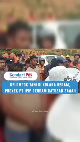 Gabungan Kelompok Tani Bersatu Padu Desa dan Oko-oko di Kabupaten Kolaka mengecam keras aktivitas proyek Pembukaan lahan yang dilakukan oleh PT Indonesia Pomalaa Industrial Park (IPIP) yang dinilai menghasilkan deforestasi yang cukup luas, yang beririsan langsung dengan sungai oko-oko. Jenderal lapangan, Johan menyebut pembukaan lahan menyebabkan lemahnya daya dukung dan daya tampung di Sungai Oko-Oko sehingga air hujan turun langsung ke sungai Oko-Oko dan menyebar ke sawah di Lamedai beserta lumpur yang merendam sawah di Desa Oko-Oko dan lamedai. “kami menutut kepada pihak PT IPIP Untuk Melakukan ganti rugi sebesar Rp. 31.00.000 / Ha bagi sawah petani yang terendam banjir” kata Johan. Mereka juga menuntut PT IPIP untuk melakukan normalisasi sungai dan membangun saluran sekunder pada tanggul sungai oko-oko menuju Persawahan Lawani. Johan berharap, pemerintah daerah melakukan pengawasan terhadap kerusakan lingkungan yang di akibatkan oleh PT IPIP. “Dampak dari aktivitas itu mengancam ketahanan pangan bagi ratusan masyarakat setempat, jadi pemerintah wajib turun tangan” ujar Johan.