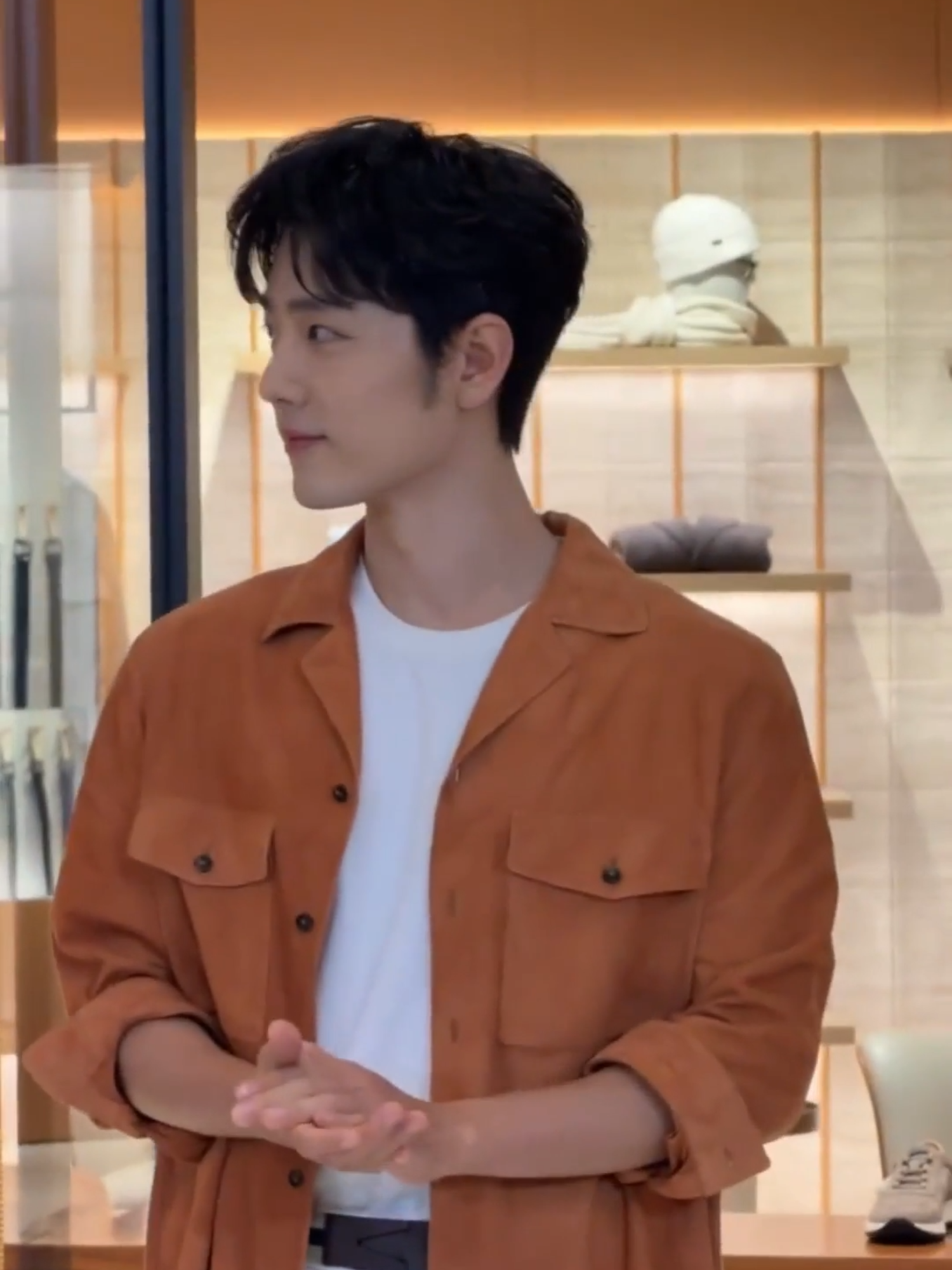 2025.11.27 Xiao Zhan at the opening of the new TOD’S boutique at Galaxy Macau #XiaoZhan #肖战 #TodsMacauWithXiaoZhan