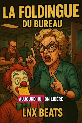 La foldingue du bureau est enfin arrivée... Entre ses TOC, ses rituels, et son radar à dossiers de travers, elle a retourné tout l'open space. Même le baraque, la chling, le motard, Pierro et le clown se sont pliés... personne n'a survécu à sa tournée ! Si t'as un (e) collègue comme ça, tag-le (a) • Son dispo sur ma chaîne LNX BEATS (YouTube) • Et si tu veux que je parle de ton collègue 