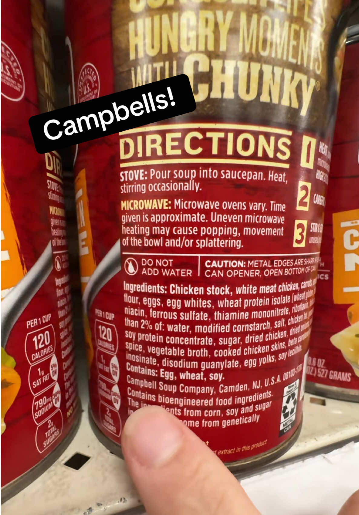 Campbells was Always crap soup Fyi! #campbell #fyp #viral #xyzbca #soup @Campbell’s Soup 