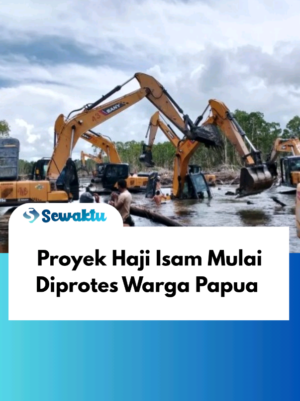 ‎Proyek cetak satu juta hektare sawah milik Jhonlin Grup di Merauke, Papua, mulai ditolak warga Kampung Nakias. Dalam video yang beredar, warga memblokade jalan dan menghentikan truk alat berat yang hendak melintas. ‎ ‎Penolakan muncul karena masyarakat adat menilai proyek yang digarap Haji Isam itu telah menyentuh tanah dan hutan yang mereka klaim sebagai wilayah adat. Warga juga memprotes pekerja yang datang ke lokasi saat pemblokiran terjadi. ‎ ‎Proyek ini ditujukan untuk mendukung kemandirian pangan dan membuka lapangan kerja, namun warga meminta hak tanah adat tetap dihormati agar tidak memicu konflik di lapangan. ‎ ‎ ‎#SewaktuSetiapWaktu
